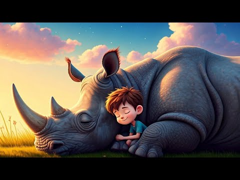 Sleep Meditation for Kids REGGIE & ROCKO THE RHINO! 🦏 🌙 Bedtime Story for Kids