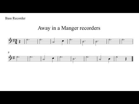 Away in A Manger Bass