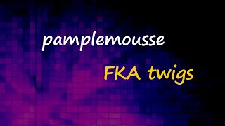 FKA twigs - ​pamplemousse (Lyrics)