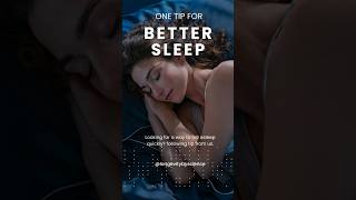 One Tip for Better Sleep #sleep #sleephack #sleeptight #longevity #health #longevitysecrets