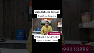 SSB Head Constable Vacancy 2026 💥12th Pass ke liye bada mauka