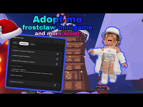 Roblox Adopt Me Frostclaw minigame Autofarm Script and more