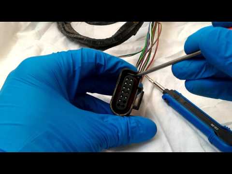 VW Wire harness pin removal