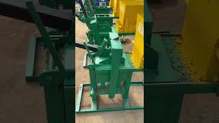 Manual compressed earth block making machine makes super big hydraform interlocking brick #brick