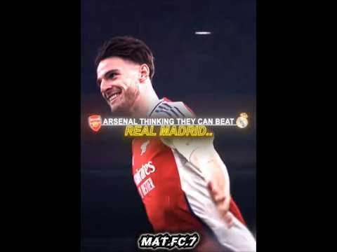 Arsenal VS Real Madrid Leg 2 Incoming.....Score 4-3🔥🔥#Vinicius #Bellingham #Rudiger #Rodrigo #Mbappe