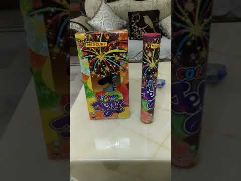 COLOUR JELLY FROM MERCURY FIREWORKS #crackerguru #skyshot #shorts #trending
