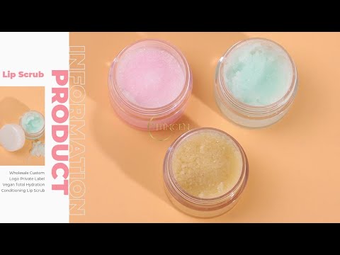 Wholesale Custom Logo Private Label Vegan Hydration Conditioning Lip Scrub