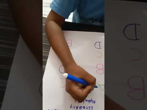 Worksheet-1 for nursery kids......ABCD worksheet....