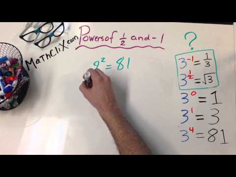 Rational and Negative Exponents