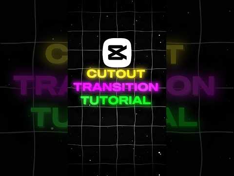 Cutout Transition Tutorial 🤩 | Capcut Tutorial | #capcut #animeedit #capcuttutorial