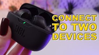 Can you connect two devices to JBL Wave Beam?