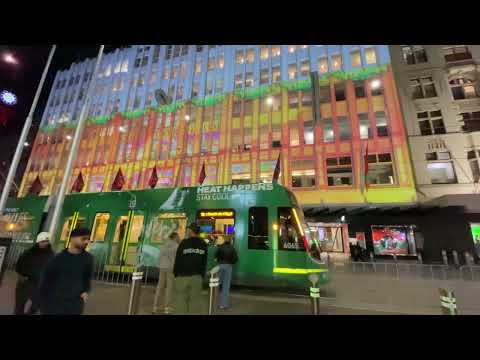 Christmas vibe 2025🎄🎅  #christmas #christmasvibes #australia #melbourne #myer #nightlife #youtube 