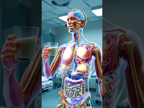 milk keeps you strong and healthy 💪#3d #anatomy #medicosphere #physiology #viral #shorts #medicos