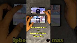 iphone 14 pro max vs samsung s23 ultra bgmi test #pubgmobile #pubg #bgmi #shortfeed #shorts #gaming