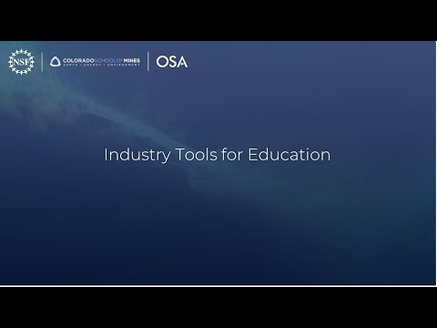 Industry Tools for Education