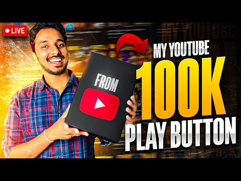 YOUTUBE SILVER PLAY BUTTON UNBOXING LIVE