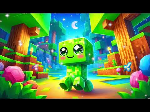 Minecraft Bedtime Story For Kids - Creepy the Baby Creeper's Hidden Path Adventure!