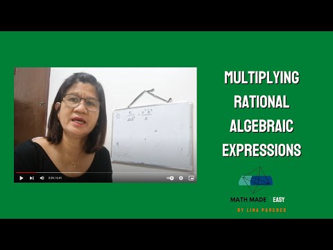 Multiplying Rational Algebraic Expressions | Grade 8 Module | Math Made Easy