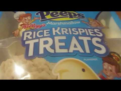 Kellogg's Rice Krispies Treats Peeps #peeps #rice #krispies #treats #ricekrispietreats #easter