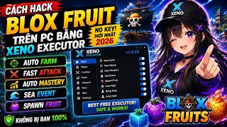Cách Hack Blox Fruit Trên PC Bằng Xeno Executor - No Key Mới Nhất 2026 | Auto Farm | Hack Roblox