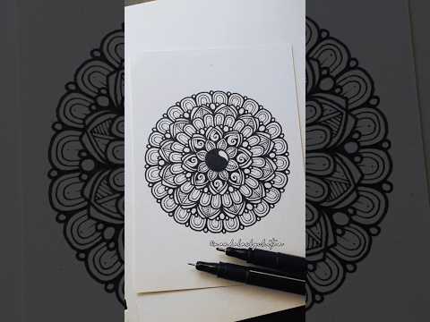 Create a Mesmerizing Mandala with Ease. #mandalaart #tutorial #forbeginners #therapeuticart