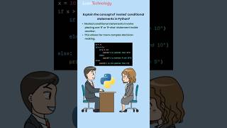 Nested conditional statements in Python | Python interview question | #python #interview #nested