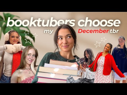 Booktube besties choose my December TBR🤭🎄📚