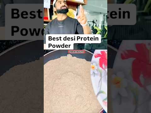 Fitness Coach Nitesh Soni's Deshi Protein Powder #proteinpowder #highprotein #proteinshake #ytshort