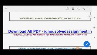 Rdd-6 ignou solved assignment  Only ₹25 In English and Hindi ll 2022-23-24 WhatsApp:-8603418154