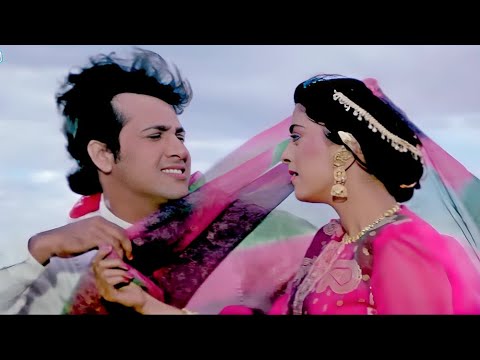 Kaise Kate Din Kaisi Kati Raatein 4K | Govinda, Juhi Chawla | Mohd Aziz & Anuradha Paudwal