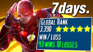 I Spent 7 Days Trying to MASTER The Flash In Injustice 2...