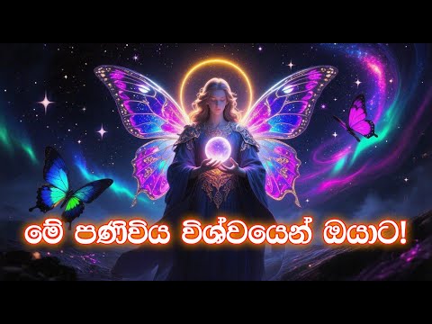 ඔබට ඉක්මනින්සුභ ආරංචියක් ලැබීමට නියමිතයි! #universemessage #tarrotreading #lawofattraction