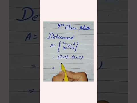 9thclassmath #viral#shorts #trending #determinants