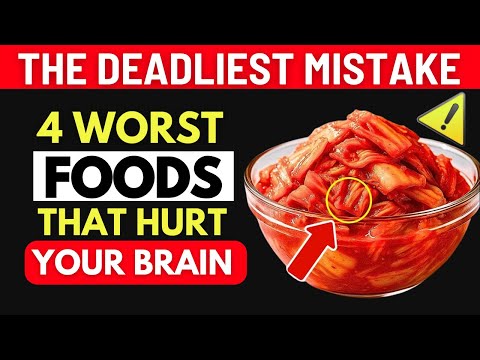Over 60? 4 WORST Foods That HURT Your Brain & 4 You MUST Try | Senior Health