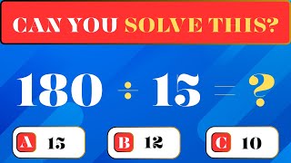Only Genius Minds Can Solve These 50 Tricky Math Questions! 🤯 | Quiz Challenge