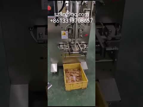 Pork floss small back packaging automatic packing machine, three-side sealing powder packing machine