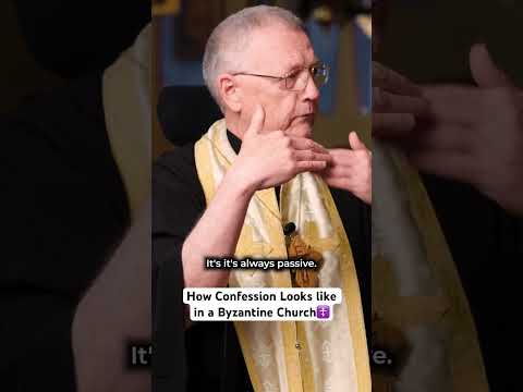 How Confession looks like at a Byzantine Catholic Church☦️