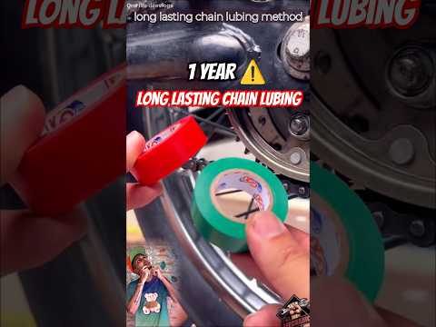 Long lasting chain lubing method| one year no problem