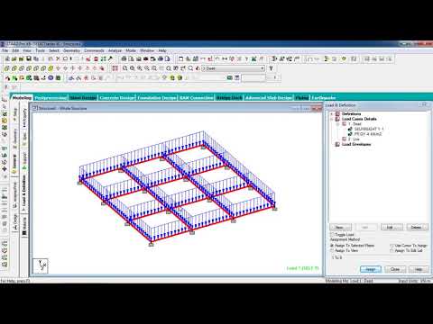 Day 31 STAAD Pro Tutorials   Analysis & Design of Flat Slab