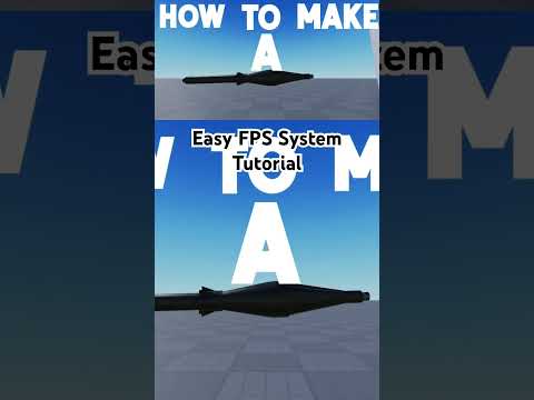 How To Make a FPS System #roblox #shorts #tutorial #gaming #robloxstudio