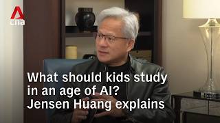 Nvidia CEO Jensen Huang on what kids should be studying in the age of AI
