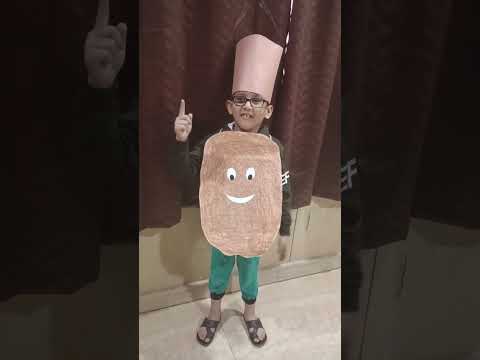 Fancy dress compitition...Theme vegitables...Potato