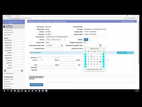 Lifecycle Work: How do I create a new work request?
