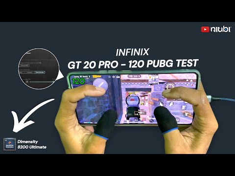 INFINIX GT 20 PRO PUBG Test 2025 🔥 | 120 FPS Graphics Settings 😍 | LIVIK Gameplay!