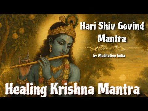 This KRISHNA MANTRA has HEALING POWERS | Hari Shiv Govinda Mantra 108 Times Chanting for INNER PEACE