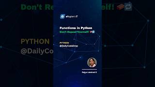 🧠 Mastering Functions in Python – From Basics to Pro Tips 🐍 #python