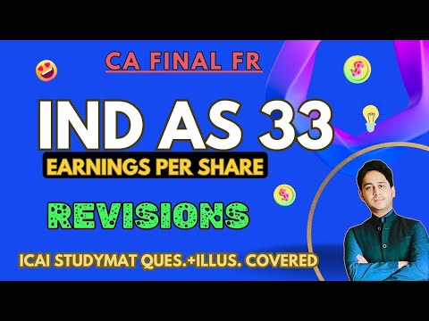 IND AS 33 | EARNING PER SHARE | CA FINAL FR | REVISION | MAYANK NARANG