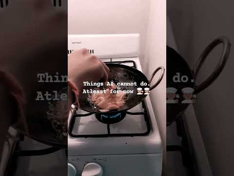 This #AI cannot do, atleast for now. So don't worry much and cook.#ml #chatgpt #bard #cooking