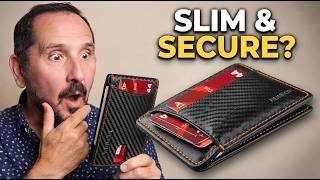 RUNBOX Minimalist Slim Wallet for Men with Money Clip RFID Blocking