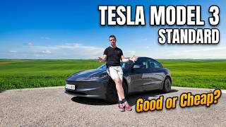 CHEAPEST TESLA EVER -  FULL TEST AND REVIEW of the Tesla Model 3 Standard